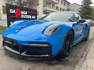 Porsche 911 Turbo S *** TRAUM IN SHARKBLUE ***