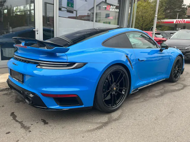 Porsche 911 Turbo S *** TRAUM IN SHARKBLUE ***