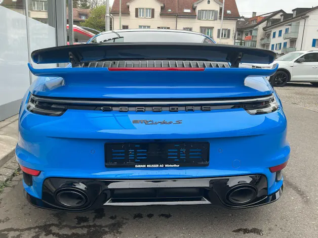 Porsche 911 Turbo S *** TRAUM IN SHARKBLUE ***