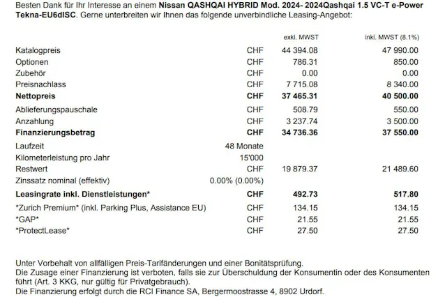 Nissan Qashqai 1.5 VC-T e-Power Tekna