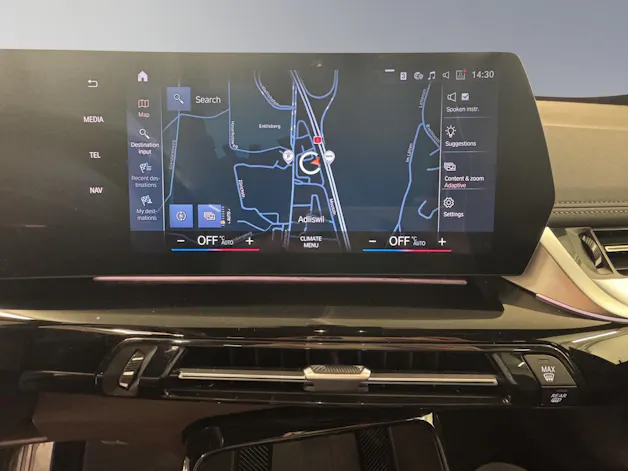 BMW X1 23i xDrive paddles