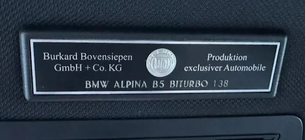 BMW Alpina BMW-ALPINA B5 BiTurbo 4.4 V8 Switch-Tronic