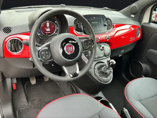 Fiat 500 C 1.0 Hybrid Red