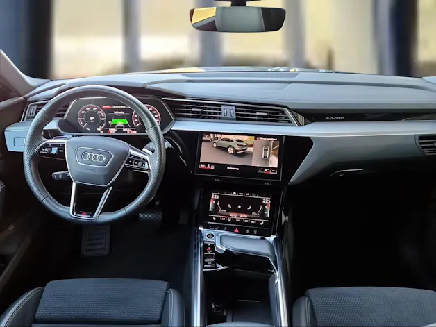 Audi e-tron 55 Sportback S Line quattro Daytonagrau Perleffekt