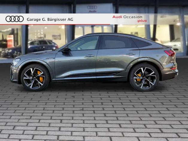 Audi e-tron 55 Sportback S Line quattro Daytonagrau Perleffekt