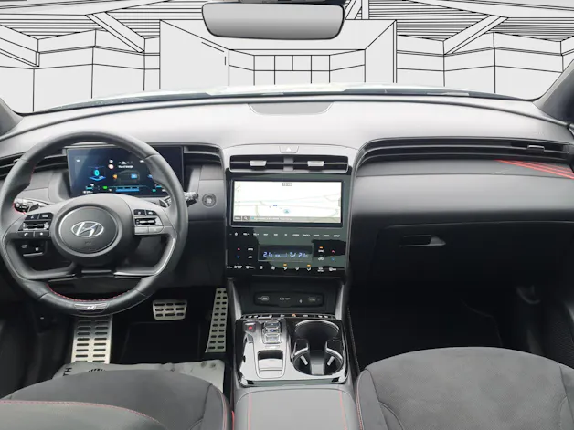 Hyundai Tucson 1.6 PHEV N-Line Lux Sunroof 4WD Crochet