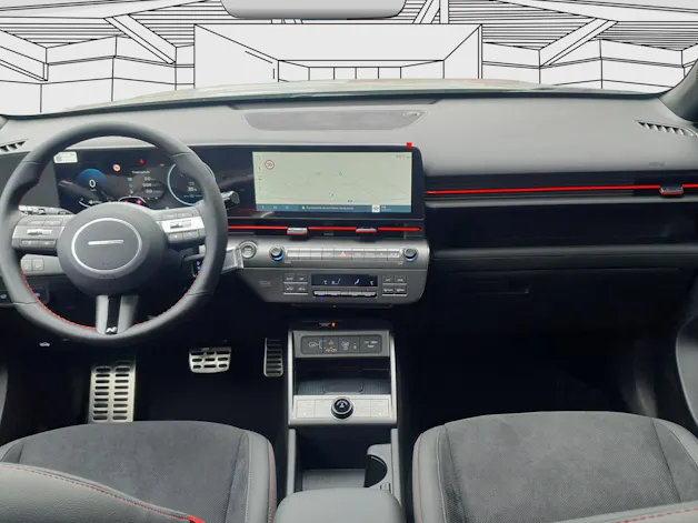 Hyundai Kona 1.6 T-GDi NEW N-Line 4WD Auto.