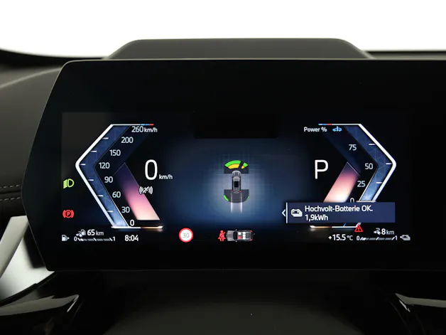 BMW X1 30e xDrive paddles