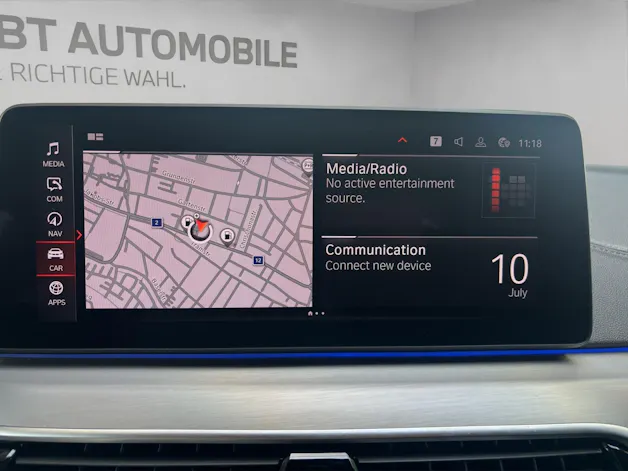 BMW 520d xDrive paddles
