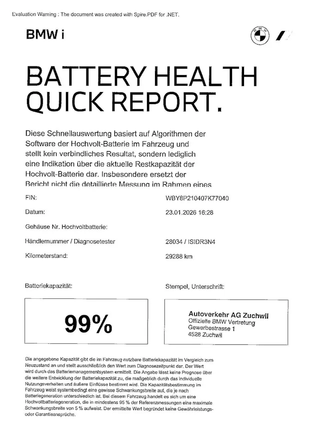 BMW i3 (120Ah) Fleet Edition