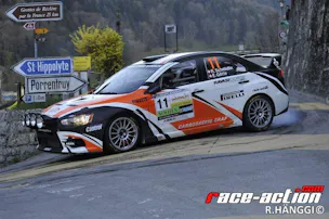 Mitsubishi Lancer Evo X Rallyefahrzeug R4