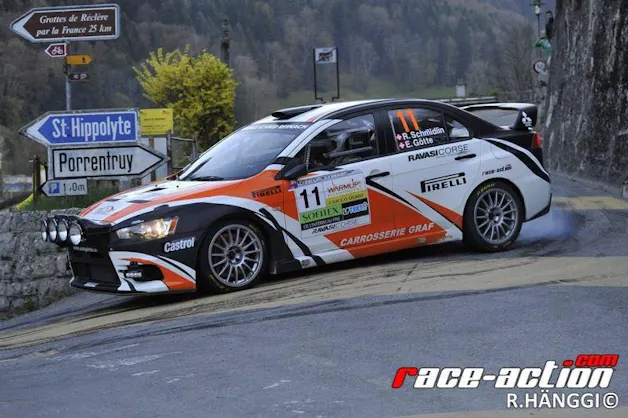 Mitsubishi Lancer Evo X Rallyefahrzeug R4