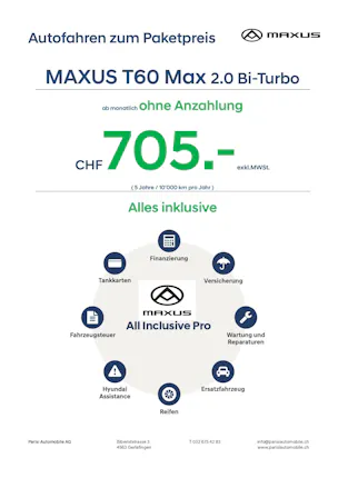 MAXUS T60 Max 2.0 TD Luxury