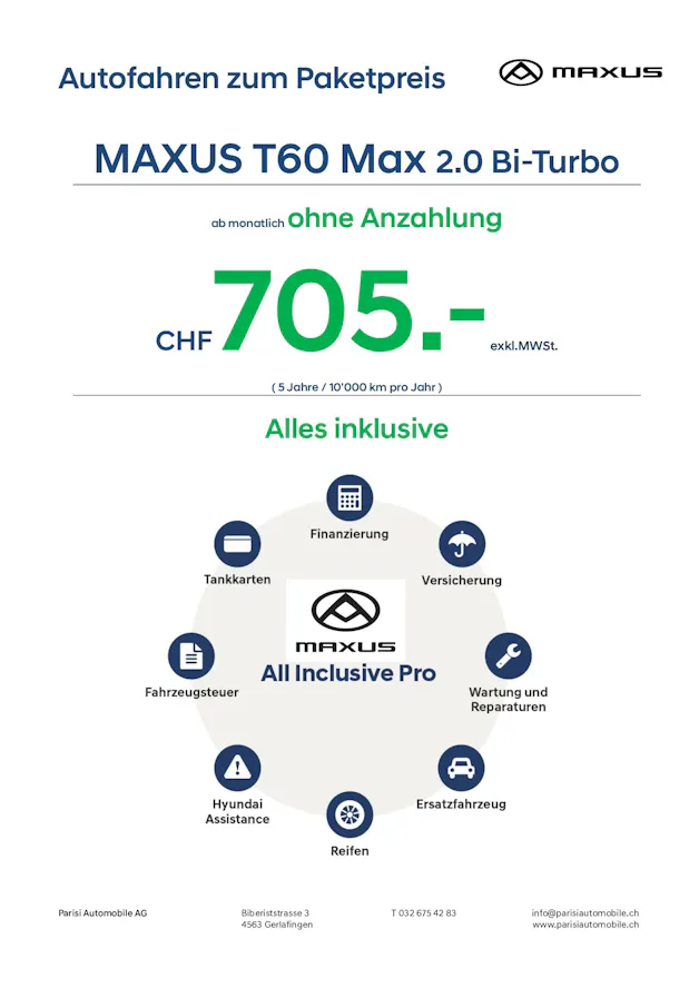 MAXUS T60 Max 2.0 TD Luxury