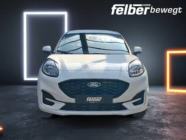 Ford Puma 1.0 EcoB Hybrid 155 ST-Line X - White Edition