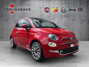Fiat 500C 1.0 Hybrid Red