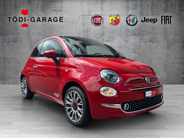 Fiat 500C 1.0 Hybrid Red