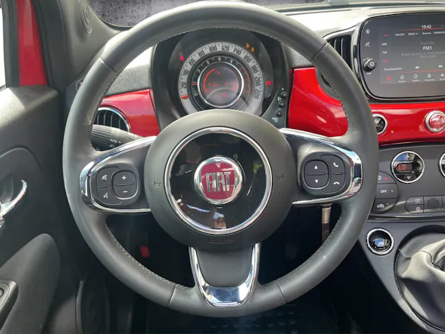 Fiat 500C 1.0 Hybrid Red