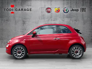 Fiat 500C 1.0 Hybrid Red
