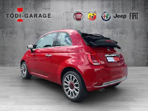 Fiat 500C 1.0 Hybrid Red