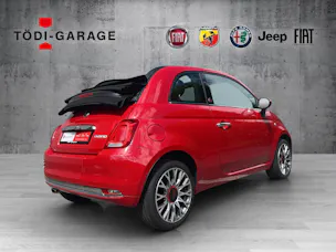 Fiat 500C 1.0 Hybrid Red