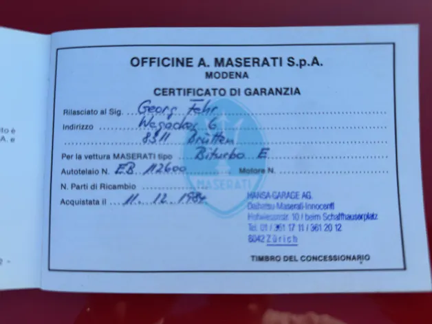 Maserati Biturbo 2.5