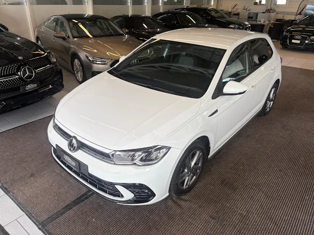 VW Polo 1.0 TSI R-Line DSG | CH | Adaptiver Tempomat ACC | Navi Discover Pro | Digital Cockpit Pro | Lane & Front Assist |
