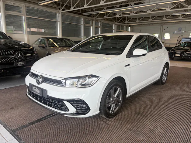 VW Polo 1.0 TSI R-Line DSG | CH | Adaptiver Tempomat ACC | Navi Discover Pro | Digital Cockpit Pro | Lane & Front Assist |