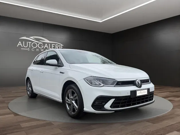 VW Polo 1.0 TSI R-Line DSG | CH | Adaptiver Tempomat ACC | Navi Discover Pro | Digital Cockpit Pro | Lane & Front Assist |