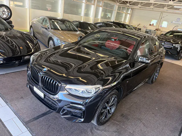 BMW X4 M40i Steptronic | CH Swiss | Individual Leder Fiona Rot-Schwarz | LED | Memory | DRIVING ASSISTANT |