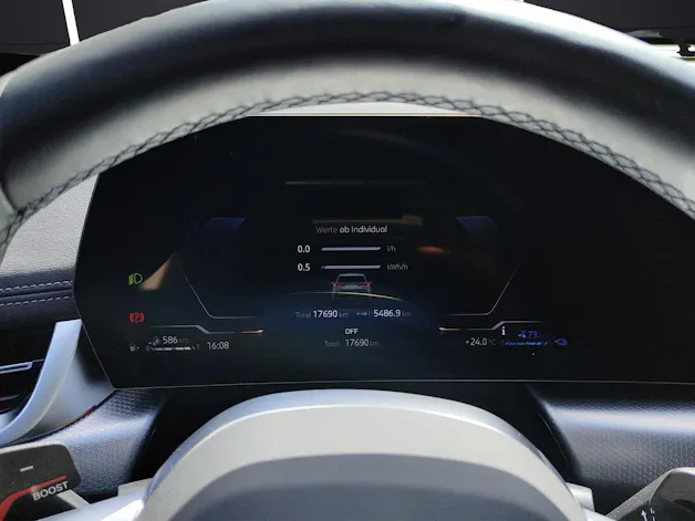 BMW X1 30e xDrive paddles