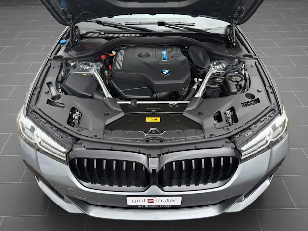 BMW 530e xDrive paddles