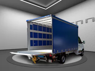 VW VW Crafter pont bâché et ridelle élévatrice