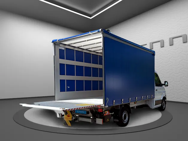 VW VW Crafter pont bâché et ridelle élévatrice