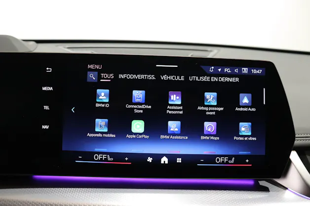 BMW X1 30e xDrive paddles