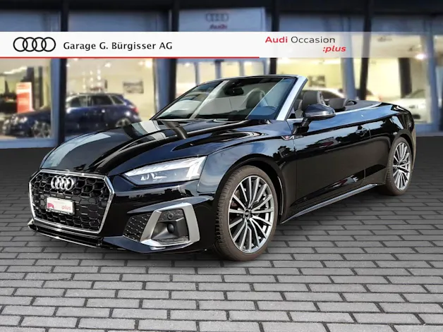 Audi A5 Cabriolet 40 TFSI S-Line Attraction S-tronic quattro Mythosschwarz Metallic