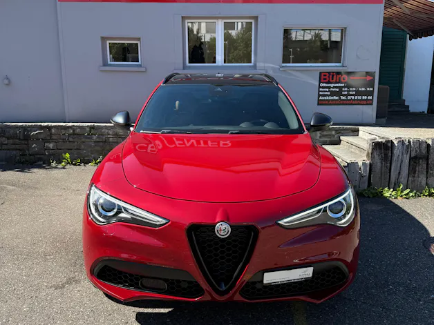Alfa Romeo Stelvio 2.0 Sport Q4 Automatic *PANORAMA-DACH - LEDER BRAUN - ROT MET*