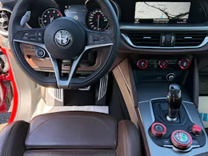 Alfa Romeo Stelvio 2.0 Sport Q4 Automatic *PANORAMA-DACH - LEDER BRAUN - ROT MET - ANHÄNGERKUPPLUNG*