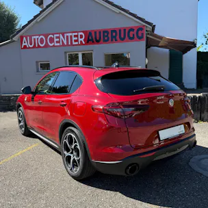 Alfa Romeo Stelvio 2.0 Sport Q4 Automatic *PANORAMA-DACH - LEDER BRAUN - ROT MET - ANHÄNGERKUPPLUNG*