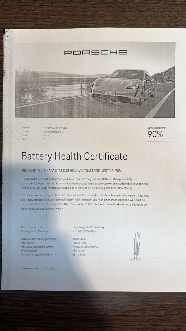 Porsche Taycan Turbo (CH)