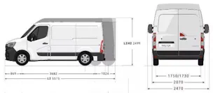 Renault Master Kaw. 3.1 t L2H2 Z.E. R75