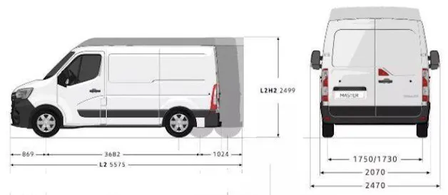 Renault Master Kaw. 3.1 t L2H2 Z.E. R75