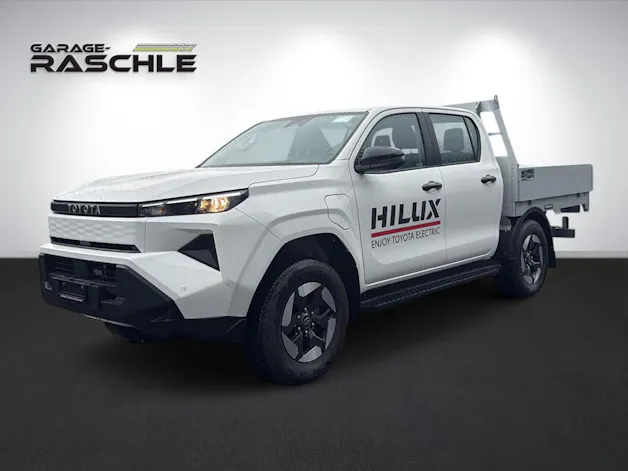 Toyota Hilux Double Cab. Alubrücke 59KWh Comfort mit Anhängerkupplung