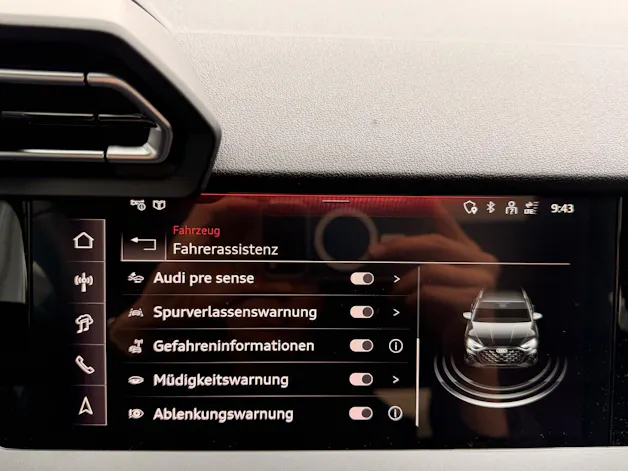 Audi A3 SPORTBACK 45 TFSI e S LINE *** 140 KM ELETKTRISCHE REICHWEITE & PANORAMAGLASDACH ***