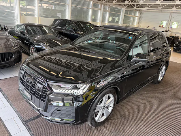 Audi Q7 50 TDI quattro S Line | CH | Garantie & Free Service | AHK | HeadUp | Pano | 22" | NP: 135K |