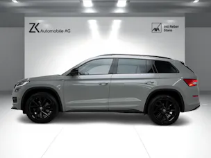 Škoda Kodiaq 2.0 TSI 4x4 Stahl Grau 7. Plätzer SportLine ★ 360° Kamera ★ Panoramadach ★ Keyless Go ★ AHK Schwenkbar ★