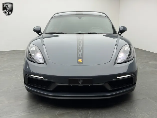 PORSCHE 718 Cayman GTS Graphitblau 2.5 [ Handgeschaltet ] [ Carbon Heckspoiler DTC Gutachten ]