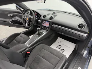 PORSCHE 718 Cayman GTS Graphitblau 2.5 [ Handgeschaltet ] [ Carbon Heckspoiler DTC Gutachten ]