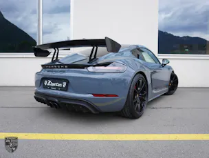 Porsche 718 Cayman GTS Graphitblau 2.5 [ Handgeschaltet ] [ Carbon Heckspoiler DTC Gutachten ]