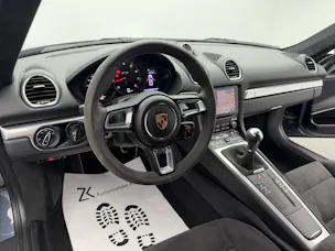 PORSCHE 718 Cayman GTS Graphitblau 2.5 [ Handgeschaltet ] [ Carbon Heckspoiler DTC Gutachten ]